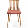 Technische titel in het Nederlands: **Moderne houten stoel met gestoffeerde zitting**