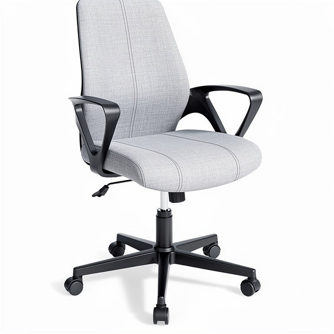 **Ergonomische bureaustoel met verstelbare hoogte en wieltjes**