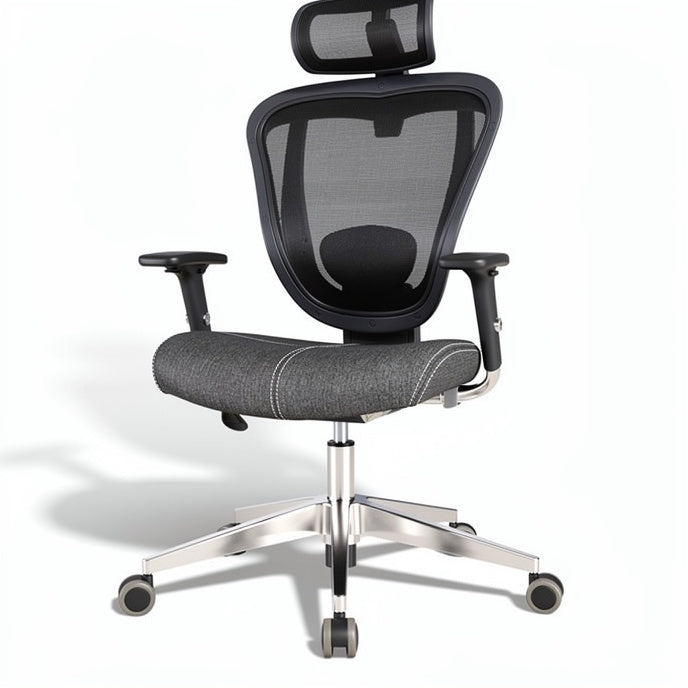 **Ergonomische bureaustoel met mesh rugleuning en verstelbare armleuningen**